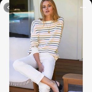 EMERSON FRY Oversized Striped Sweater.  Size M